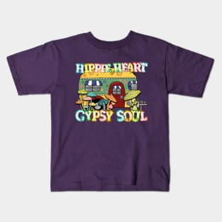 Hippie Heart Gypsy Soul Kids T-Shirt